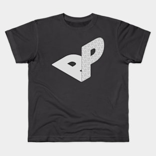 Isometric Alphabet Letter, Letter P Kids T-Shirt